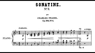 Charles Fradel Sonatine No2 in Dminor Op505 [upl. by Aldous]