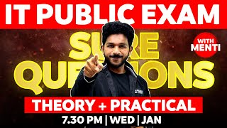 SSLC IT Public Exam  Sure Questions Theory  Practical With Menti  Exam Winner [upl. by Herstein]