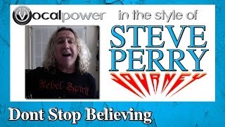 How to Sing High Notes in the style of Steve Perry Journey [upl. by Geraint]