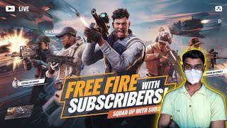 FREEFIRE WITH SUBSCRIBERS 😎 Custom freefire freefirelive shortslive [upl. by Collier647]