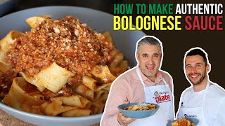 How to Make AUTHENTIC BOLOGNESE SAUCE Like a Nonna from Bologna [upl. by Ohcirej499]