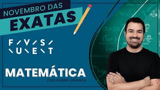 REVISÃO  FUVEST 2024  MATEMÁTICA com Prof Gabriel Miranda [upl. by Ggerg]