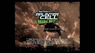 Splinter Cell Double Agent  PS2 intro  main menu upscale [upl. by Aloysius]