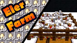 Automatische Hühner amp Eier Farm  Minecraft 120  121 [upl. by Trebron]