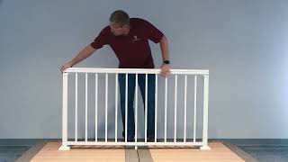 How to Install RDI Avalon Aluminum Railing OverTheTop Rail [upl. by Altman]