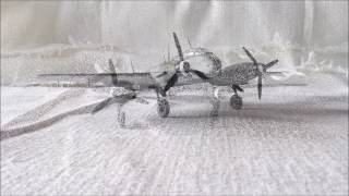 Italeri Messerschmitt Me 410 B2 Hornisse [upl. by Raseta693]