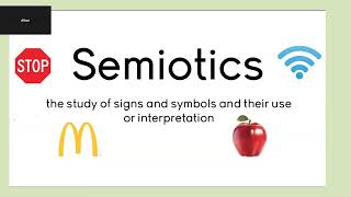 Semiotics السيمياء والبحث النوعي 1 [upl. by Xylia242]