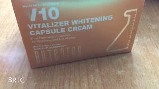 BRTC V10 Vitalizer Whitening Capsule Cream  Unboxing Beauty Review 4 [upl. by Annonyw]