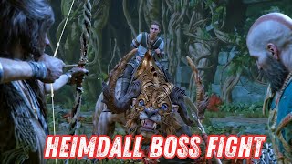 వీడికి TIME ని Control చేసే శక్తి వుంది Heimdall vs Kratos Boss Fight Pc Gameplay [upl. by Libby493]