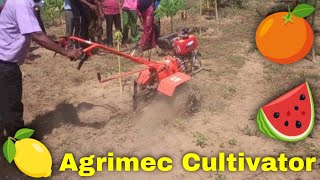 Jinasena Agrimec Cultivator Test on Field [upl. by Prudi966]