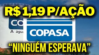 CSMG3 DY 1564 PODE ANUNCIAR DIVIDENDOS EXTRAORDINÁRIOS MAS ATENÇÃO EM COPASA com PREÇO TETO [upl. by Hamid87]