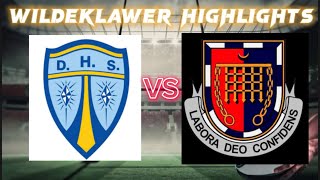 WILDEKLAWER HIGHLIGHTS  Diamantveld vs HTS Drostdy 1st XVs  2023 [upl. by Haveman593]