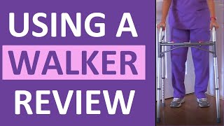 Walker Nursing Assistive Devices Mobility NCLEX [upl. by Etac635]