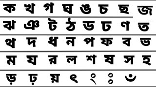 ক খ গ ঘ ঙ বাংলা উচ্চারণ  ক খ গ ঘ ঙ বাংলা song  বাংলা রিডিং পড়া শিখি [upl. by Akiria841]