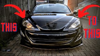 How to Change and Upgrade DRL  Side Light Bulbs P21 5W in a 2010 Peugeot RCZ HDI [upl. by Illil]