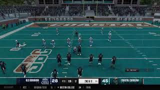 College Football 25 CML Dynasty season 3 Week 5 Coastal Carolina VS Old Dominion [upl. by Ainelec]