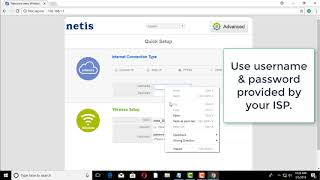 How to configure netis router [upl. by Leynad]