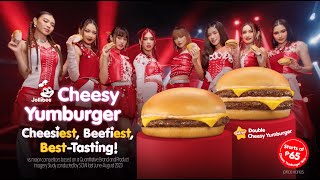 Jollibee Cheesy Yumburger Cheesiest Beefiest BestTasting [upl. by Marnia240]