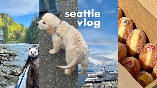 𝙫𝙡𝙤𝙜 ⟡ trip to seattleᐟ 🌲 must eat food best donuts snoqualmie falls city and nature views [upl. by Lupiv]