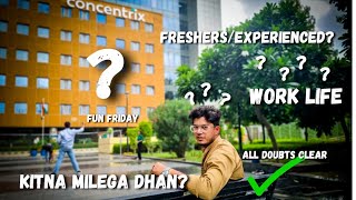 Fresher amp Experienced Salary in Concentrix Our Fun Friday Vlog [upl. by Rudich]