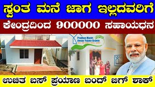 ಸ್ವಂತ ಮನೆ ಇಲ್ಲದವರಿಗೆ ಗುಡ್ ನ್ಯೂಸ್  Central Government House loan and subsidy scheme  RG TV KANNADA [upl. by Kramal726]