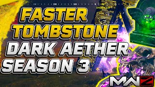 Faster Tombstone Glitch Dark Aether Season 3 MW3 Zombies [upl. by Enilemme]