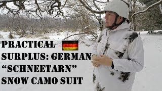 Practical Surplus Episode 6 German quotSchneetarnquot Winter Snow Camo [upl. by Beverie206]