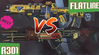 Flatline VS R301  BEST Assault Rifle in Apex Legends SEASON 4 [upl. by Levitt]