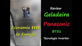 Geladeira mais econômica da categoria  Panasonic BT51 Econavi com Inverter Frost Free 435L [upl. by Nalced100]