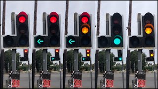 Cambridge Addenbrookes Road JO Shelford Road A1301 PEEK TLED Traffic Lights [upl. by Oirasan785]