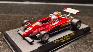 altaya 143 ferrari 126 c2 f1 1982 Didier pironi formula 1 diecast model car [upl. by Henricks]