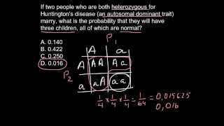 Huntingtons disease and law of probability [upl. by Yelrac]