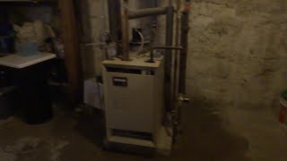 GAS BOILER LEAKING WATER OUT RELIEVE VALVE [upl. by Ornie]