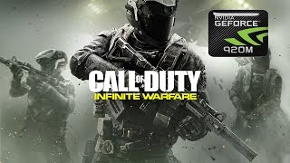 Call of Duty Infinite Warfare on GeForce GT 920M  Windows 10 [upl. by Sharai]