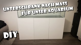 So baust du dir selber einen Aquarium Unterschrank wie ein Profi [upl. by Jackelyn]