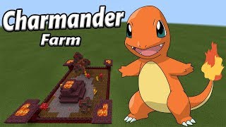 CHARMANDER FARM  Minecraft PE [upl. by Gilud749]