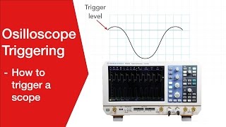 Oscilloscope Triggering Techniques how to trigger a scope [upl. by Ahgiel758]