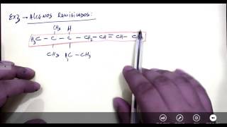 Parte 4  Nomenclatura Hidrocarbonetos  Alcenos e Alcinos Ramificados [upl. by Adnolor]