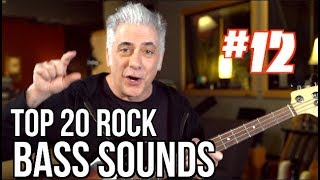 TOP 20 ROCK BASS SOUNDS OF ALL TIME [upl. by Dallis886]