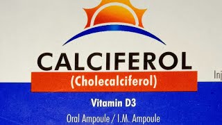 Calciferol tablets vitamin D3 uses side effect [upl. by Elttil]