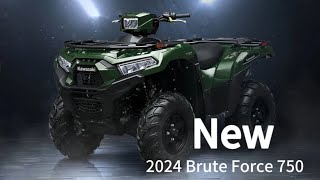 2024 Kawasaki Brute Force 750 Unveiled Whats New [upl. by Aicilaanna]