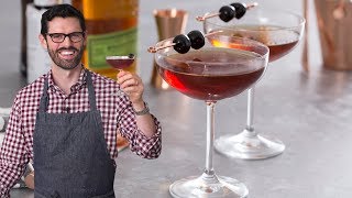 How to Make a Manhattan Cocktail [upl. by Jaycee129]