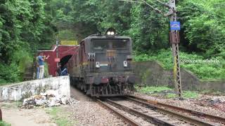 Train Exits from Tunnel 13 of KottavalasaKirandul Railway Lane  Indian Railways  Araku [upl. by Duleba]