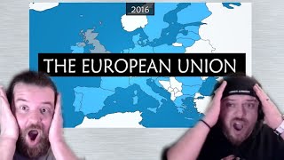 Clueless Americans React To quotThe European Union  Summary On A Mapquot [upl. by Dympha]