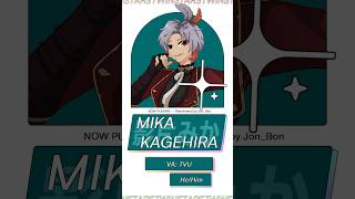 TVU is Mika Kagehira in the Ensemble Stars Music English FANDUB Cast ensemblestars [upl. by Yoshiko306]