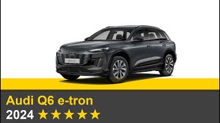 Euro NCAP Crash amp Safety Tests of Audi Q6 etron 2024 [upl. by Nwahsem]