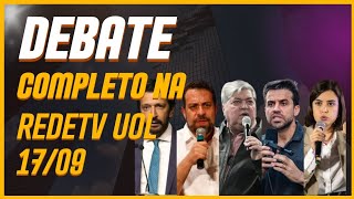 Debate completo na RedeTV UOL confira na íntegra [upl. by Francoise51]