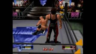 Kevin Nash vs Goldberg WCWnWo Revenge Style [upl. by Ennoval]