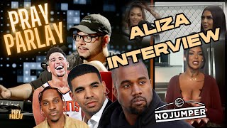 ALIZA INTERVIEW Kanye Drake PushaT DevinBooker PHXSUN  PrayParlay [upl. by Itsim]