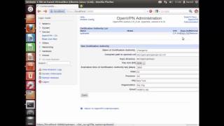 Servidor openVPN administrado mediante Webmin en Ubuntu [upl. by Jaqitsch]